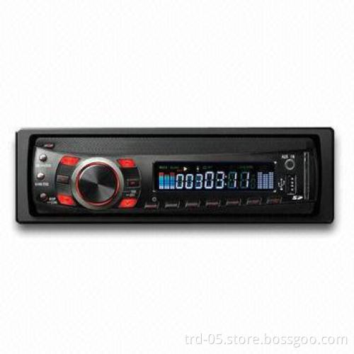 Car Stereo with FM/AM Radio, USB/SD/MMC Port, LCD Display, Aux-in and Remote Control